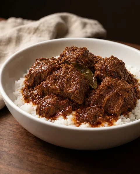 Beef rendang