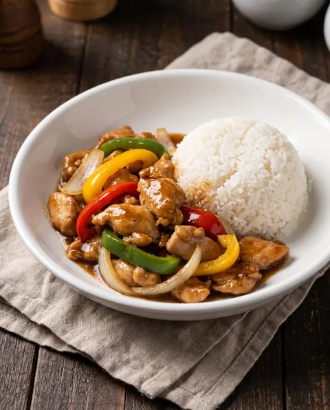 Black pepper chicken