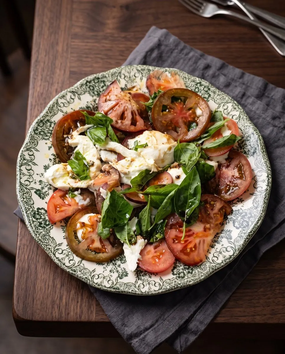 Tomatensalade met buffelmozzarella