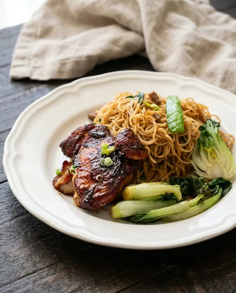 Familie char siu kip