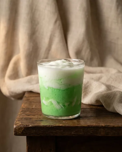 Pandan slushy